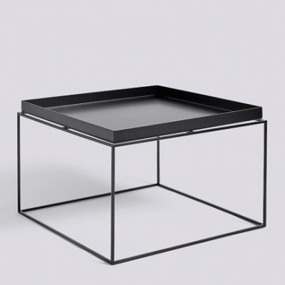 HAY Tray Coffee Table Black 60x60 cm-0