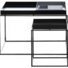 HAY Tray Side Table Black 40x40 cm-8896
