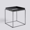 HAY Tray Side Table Black 40x40 cm-0