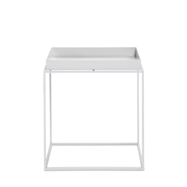 HAY Tray Side Table White 40x40 cm-16400