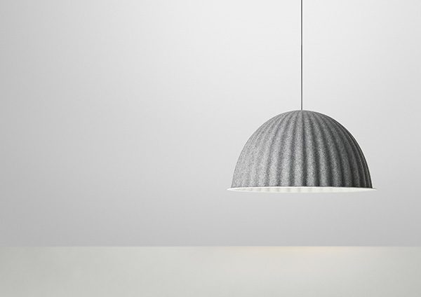 MUUTO Under The Bell Pendant Lamp Grey-9808