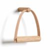 BY WIRTH Toilet ROLL Holder in Leather + Oak - Nature-0