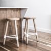 KIN DESIGN CO Connect Bar Stool Raw Look/White-0