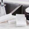BARKLY BASICS All White Cellulose Kitchen Sponge - Pack of 3 (stays white) -0