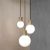 BEN-TOVIM DESIGN Perf Pendant Light Lamp Brass - 3 Sizes-11984