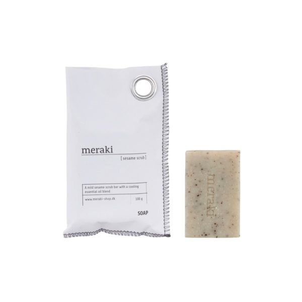 MERAKI Hand Soap 100g Sesame Scrub-0