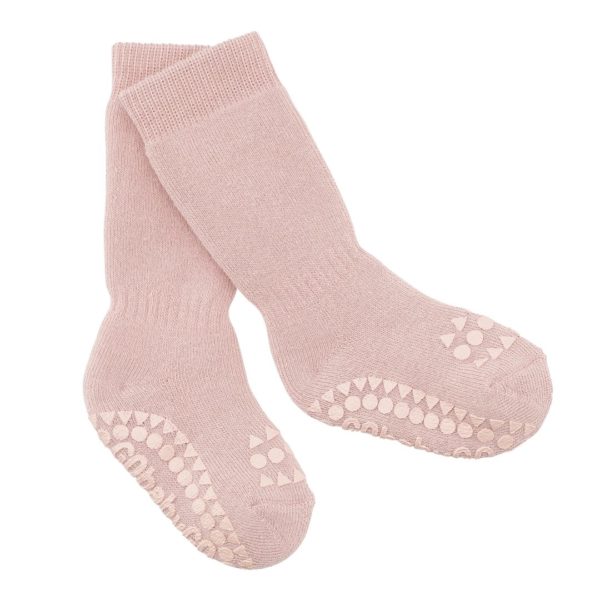 GOBABYGO Non-Slip Socks Dusty Rose-0
