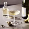 ferm LIVING Ripple Glass Champagne Saucers (Set of 2)-22439