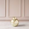 SKULTUNA Boule Vase, SMALL Round in Polished Brass -0
