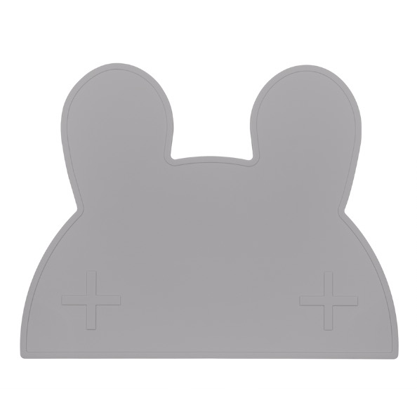 WE MIGHT BE TINY Bunny Placie Placemat Grey-0