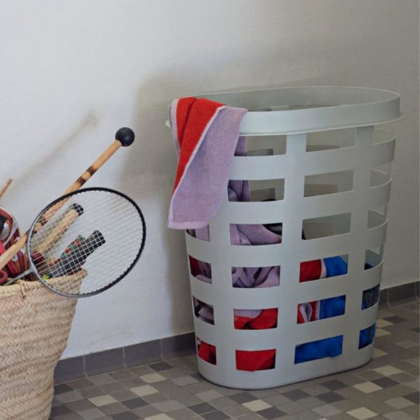 HAY Storage and Laundry Basket Light Grey