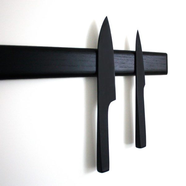 NUR DESIGN - JOVI Magnetic Knife Rack/Holder Black-19629