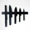 NUR DESIGN - JOVI Magnetic Knife Rack/Holder Black-0