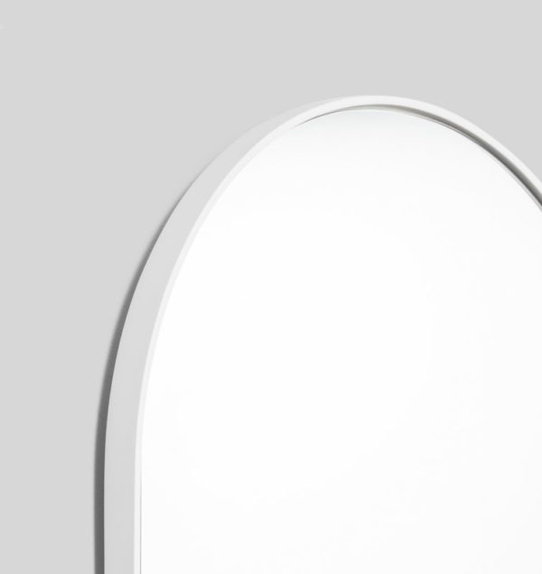 MIDDLE OF NOWHERE Bjorn Oval Mirror White 50x145cm-19754