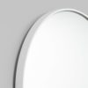 MIDDLE OF NOWHERE Bjorn Oval Mirror White 50x75cm-19735