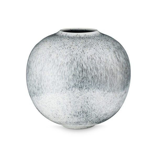 H Skjalm P. Large Ceramic Vase Brügge Black/Grey-0