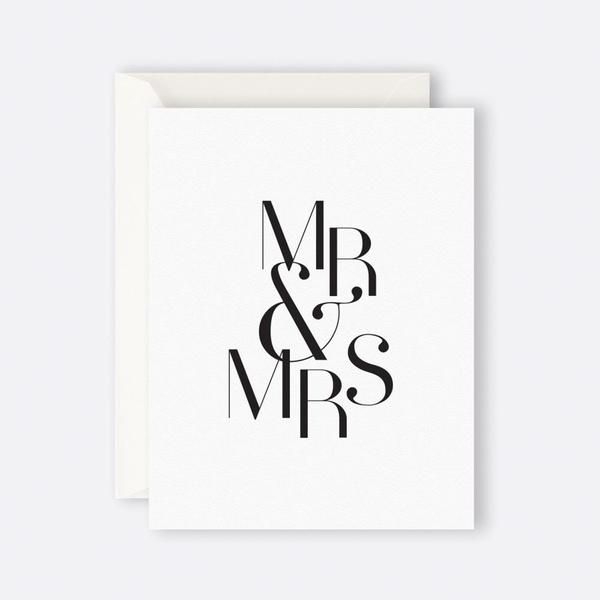 FATHER RABBIT MR & MRS Wedding Card-0