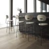 PRE ORDER - MENU Afteroom Bar and Counter Chair Plus, Black/Cognac Velvet -21359