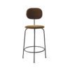 PRE ORDER - MENU Afteroom Bar and Counter Chair Plus, Black/Cognac Velvet -0