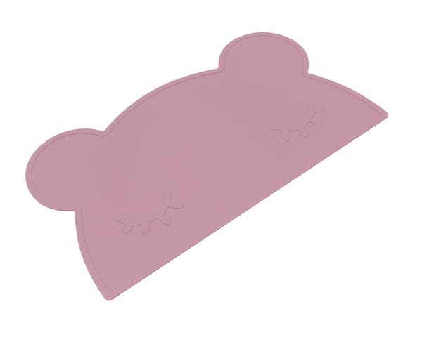 WE MIGHT BE TINY Bear Placie Placemat Dusty Rose-21532