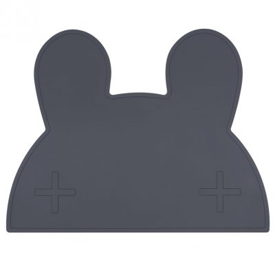 WE MIGHT BE TINY Bunny Placie Placemat Charcoal-0