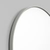 MIDDLE OF NOWHERE Bjorn Oval Mirror Dove Grey SMALL-22303