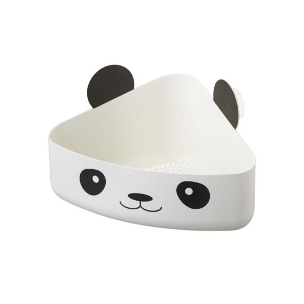 YAMAZAKI Kids Bath Rack for Toys Panda White