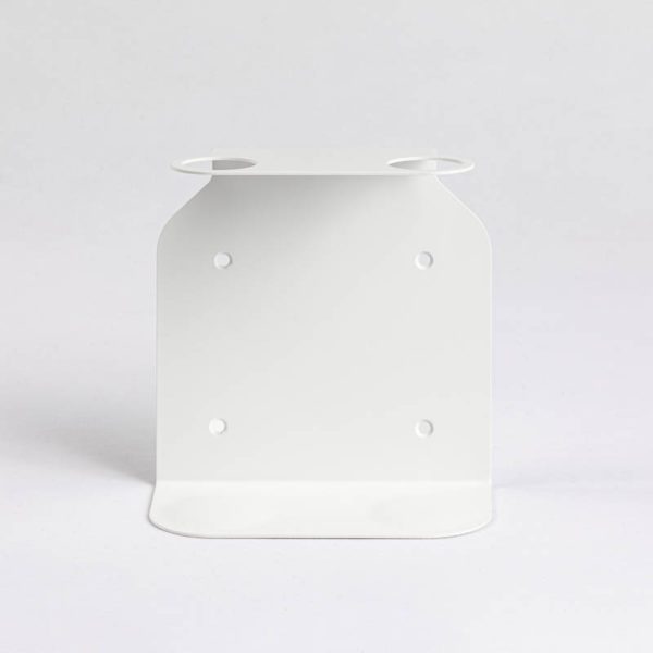 DESIGNSTUFF Dual Soap Dispenser Holder White-33143
