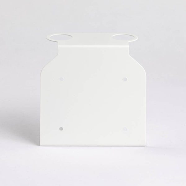 DESIGNSTUFF Dual Soap Dispenser Holder White-33145