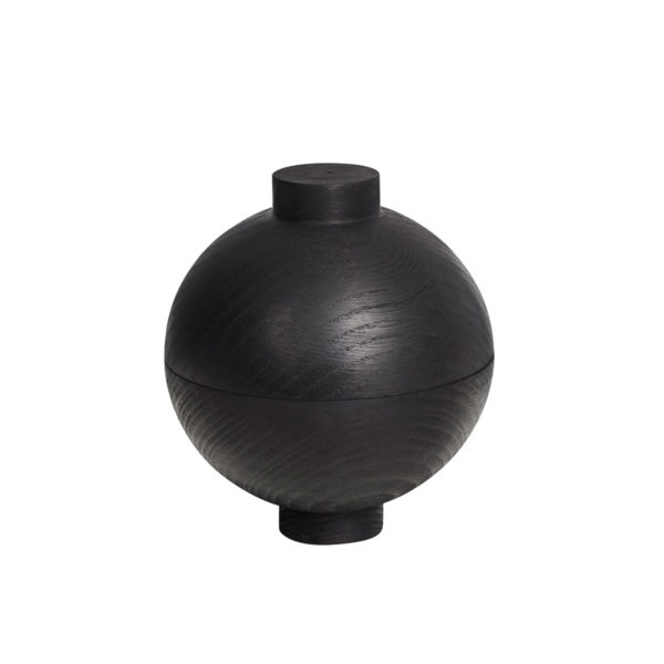 KRISTINA DAM Wooden Sphere XL Black-24916