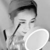 OSC Illuminated 2-Way Make Up Mirror (Cordless + Rechargeable) WHITE-24763