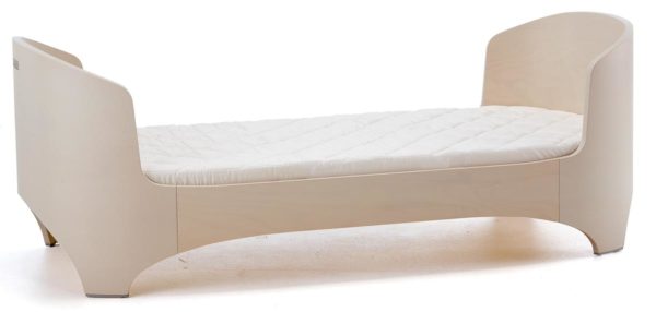 LEANDER Junior Bed – Cot Extension Whitewash Wood -25890