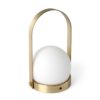 MENU Carrie Lamp Brushed Brass (Portable + Rechargeable)-26427