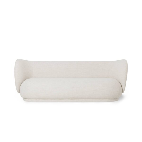 Rico 3-Seater Boucle in off white.