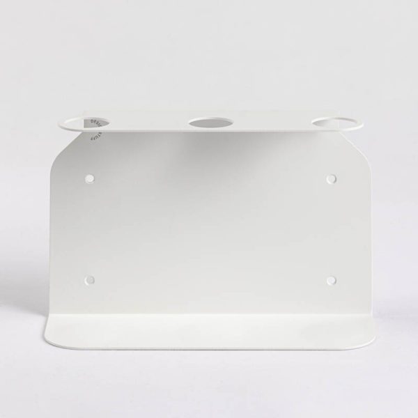 DESIGNSTUFF Triple Soap Dispenser Holder White-33140