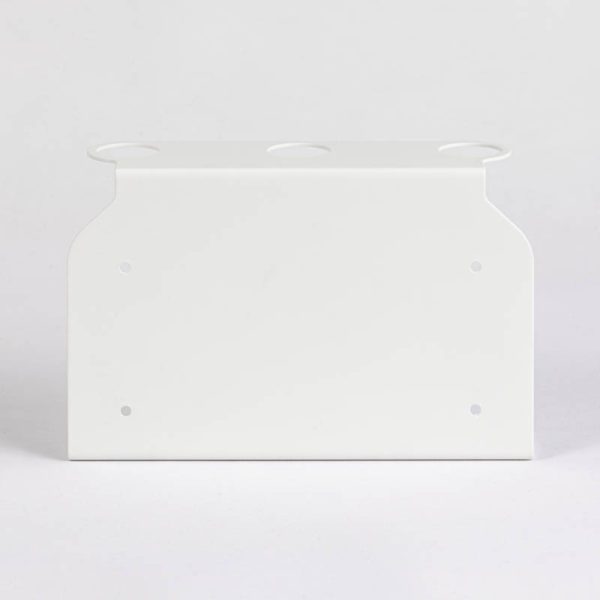 DESIGNSTUFF Triple Soap Dispenser Holder White-33141