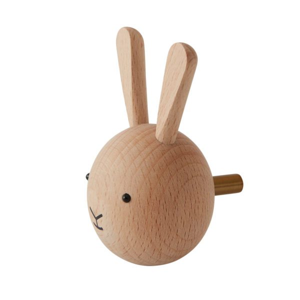 OYOY Mini Wall Hook Rabbit Wood -28009
