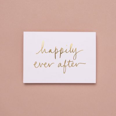 GABRIELLE CELINE Happily Ever After Classic Greeting Card - White-0