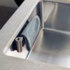 HAPPY SiNKS by MAGISSO Sink Magnetic Stainless Steel Straight Cloth Holder