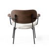 PRE ORDER - MENU Co Lounge Chair Walnut/Grey-28731