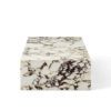 PRE ORDER MENU Plinth Low Coffee Table, Rose Marble-28740