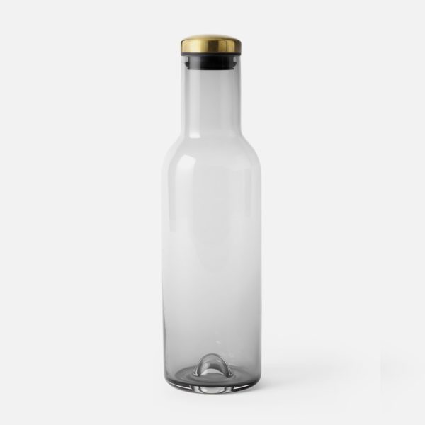 MENU Water Bottle Carafe with Smoked/Brass Lid 1L-0