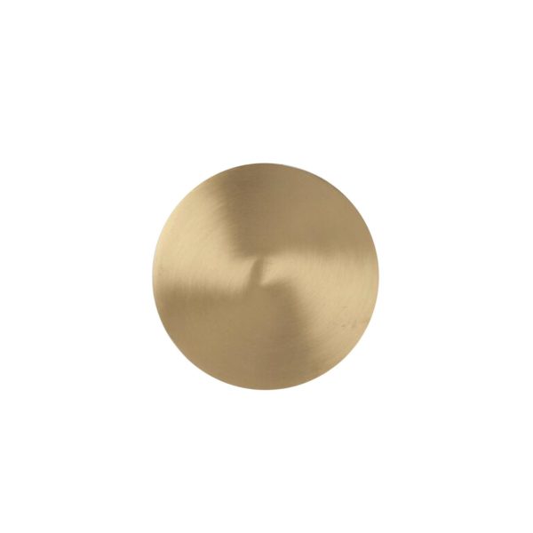 BEHR & CO Geo Circle Coasters, Brass, Set of Four-29885