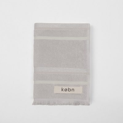 KOBN Hand Towel, Silver-0