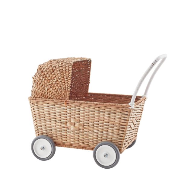OLLI ELLA Strolley/Kids Toy Pram Natural-30042