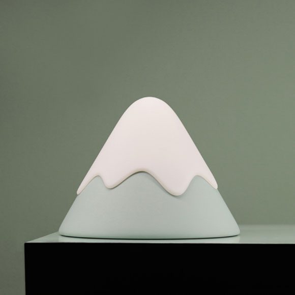OSC Mini Snow Mountain Lamp | Night Light (Cordless + Rechargeable) MINT-0