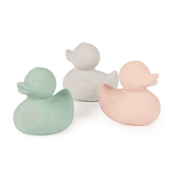OLI & CAROL Natural Rubber Toy/Bath Toy, Elvis The Duck - Nude-30730