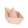 OLI & CAROL Natural Rubber Toy/Bath Toy, Origami Boat - Nude-30716