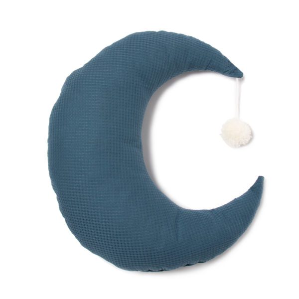 NOBODINOZ Pierrot Moon Cushion, Night Blue-0