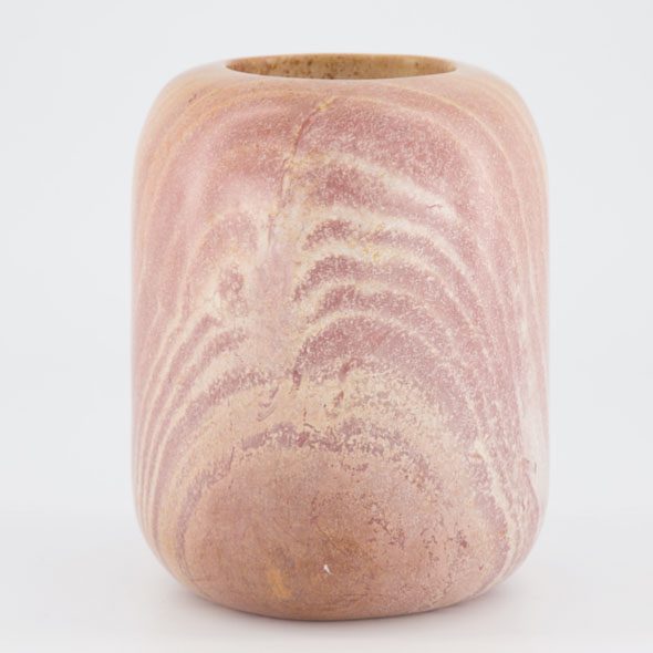ASILI Soapstone Vessel Pink Stone - 2 Sizes-33094